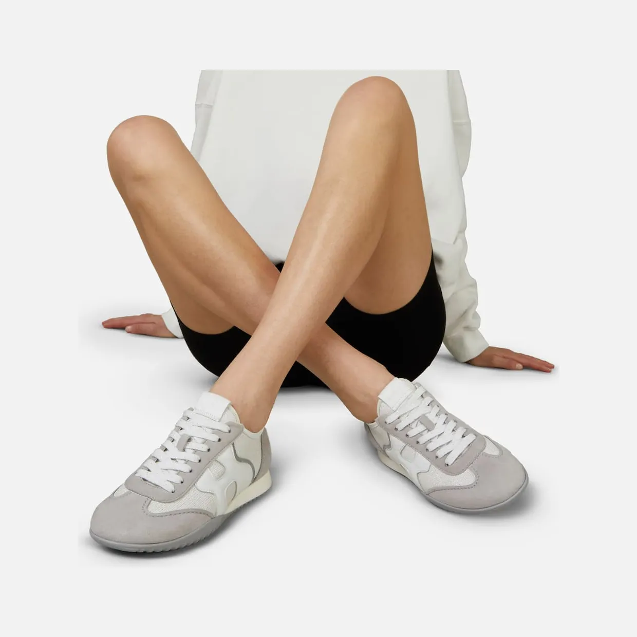 Hogan Olympia-Z Grey Ivory White (HXW5650ET80O9T0VAV) (6)