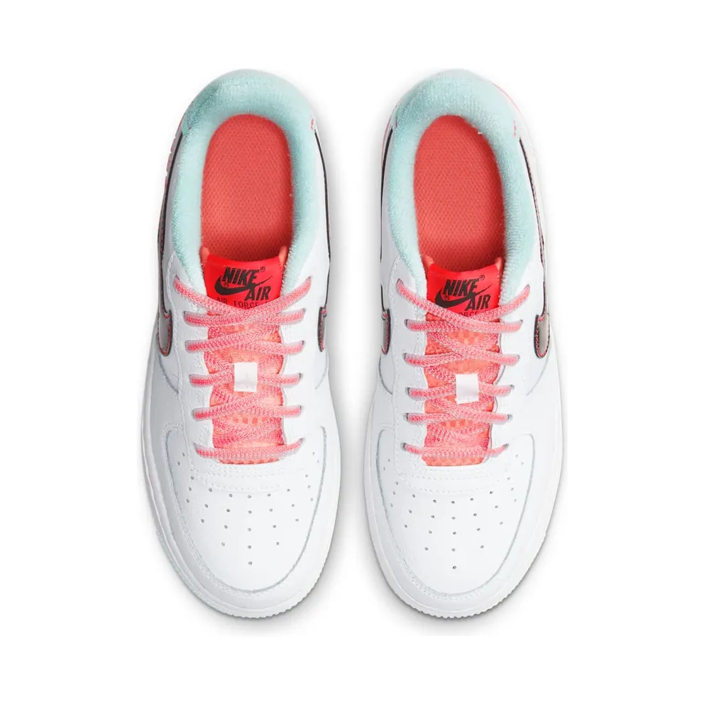 Nike Air Force 1′ 07 LV8 Older Kids’ White (DD7709-100)