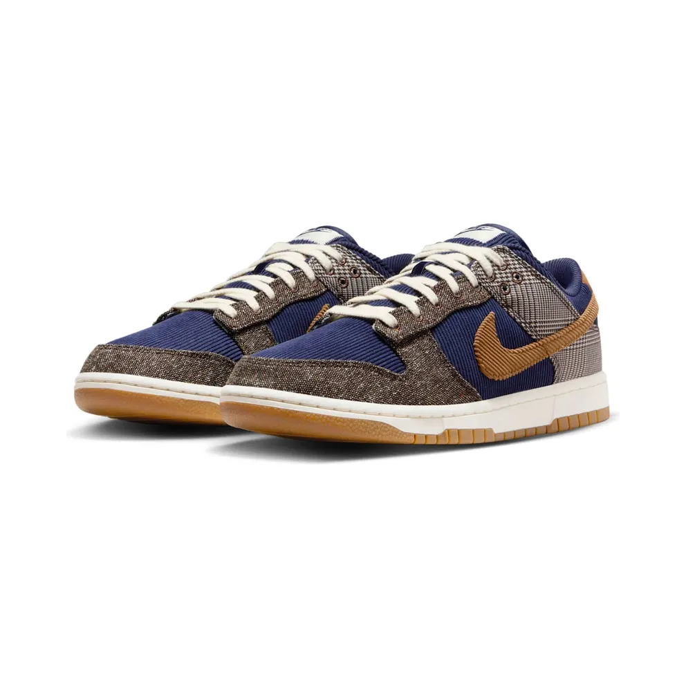 Nike Dunk Low Premium “Tweed & Corduroy / Midnight Navy” (FQ8746-410)