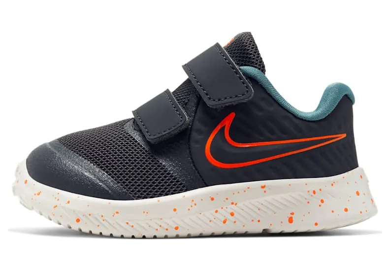 Nike Star Runner 2 TD “Anthracite/Total Orange” (CT1081-001)