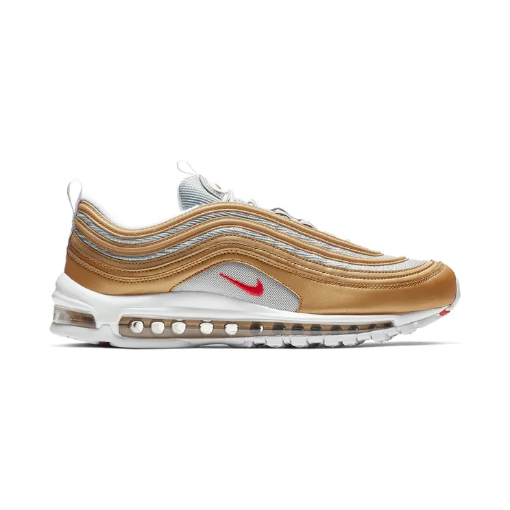Nike Air Max 97 Metallic Gold University Red