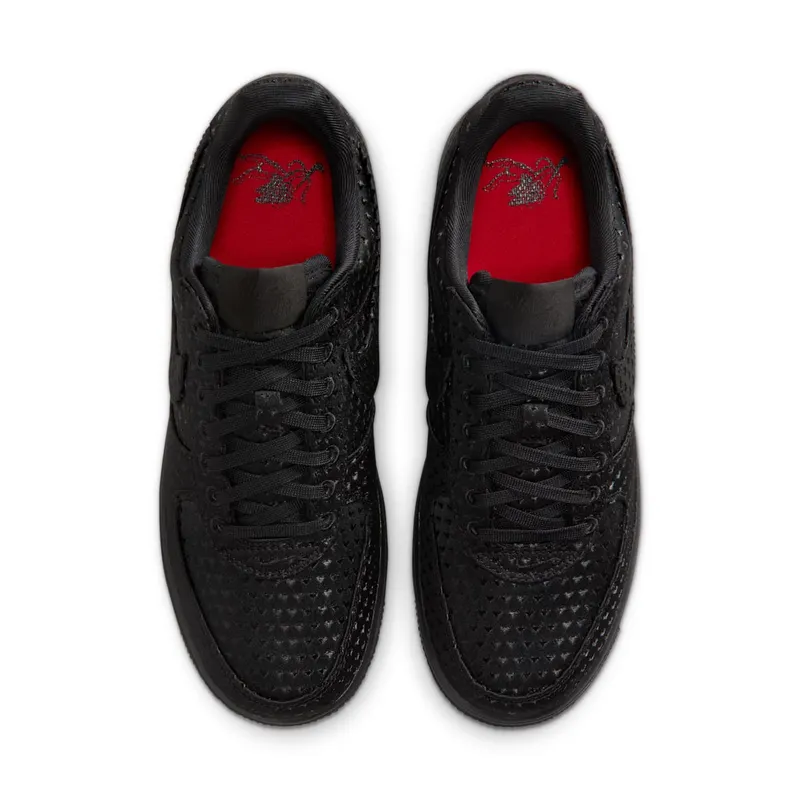 Nike Air Force 1 Low “Valentine’s Day – Triple Black” (IQ9965-001)