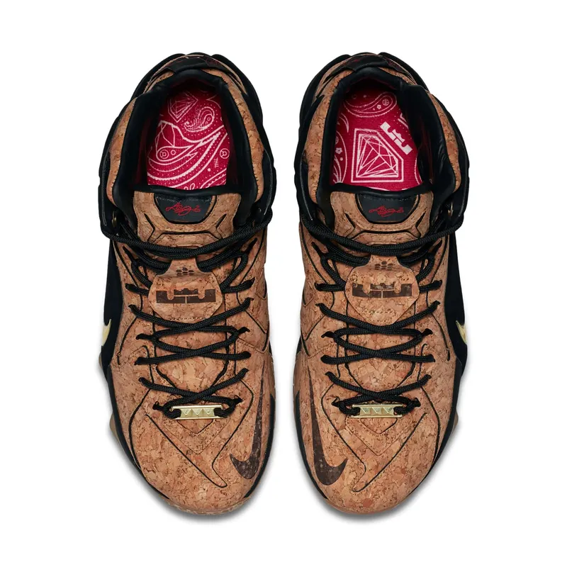 Nike LeBron 12 EXT Cork Hazelnut/Metallic Gold-Black (768829-100)