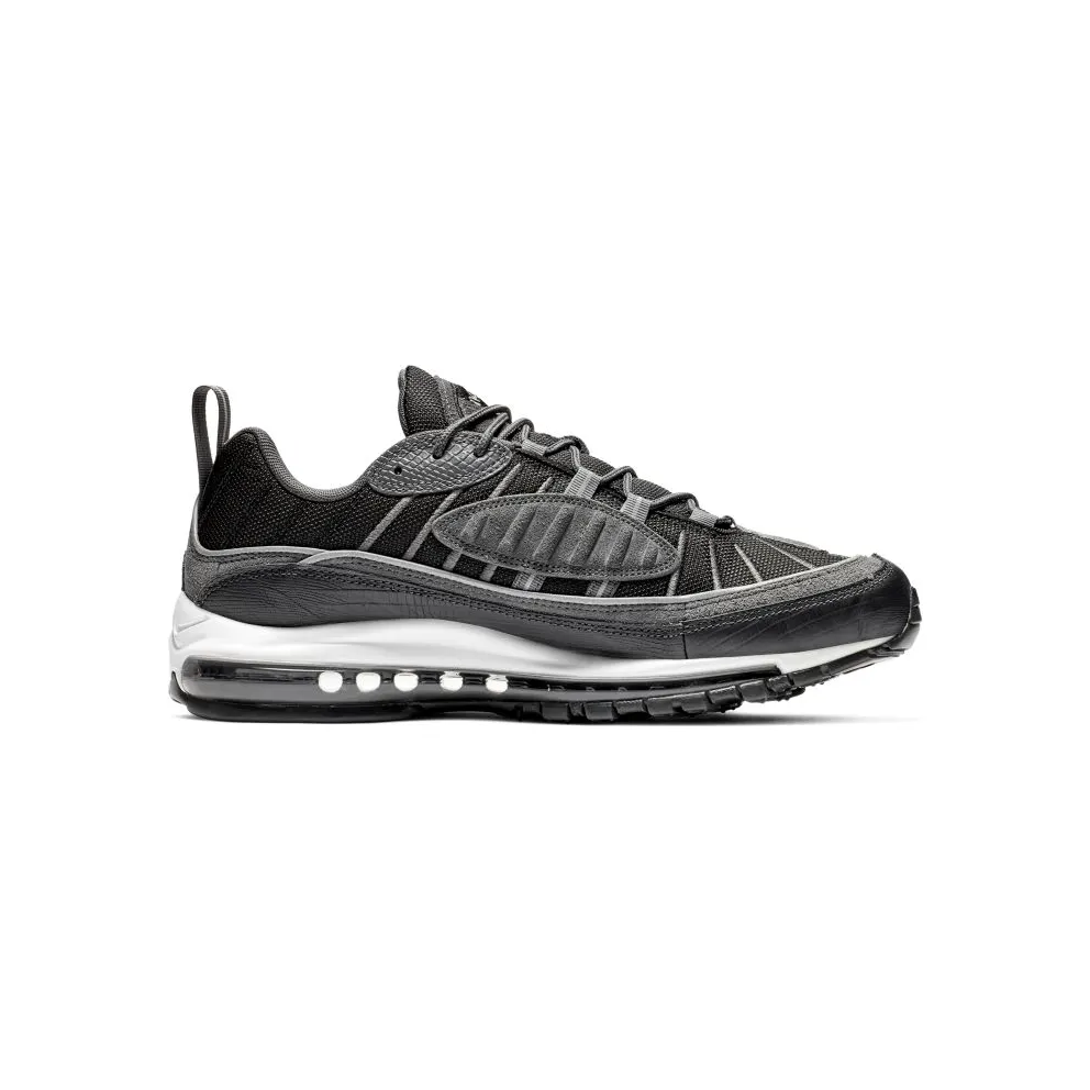 Nike Air Max 98 Black Anthracite Black/Anthracite-Dark Grey-White (AO9380-001)