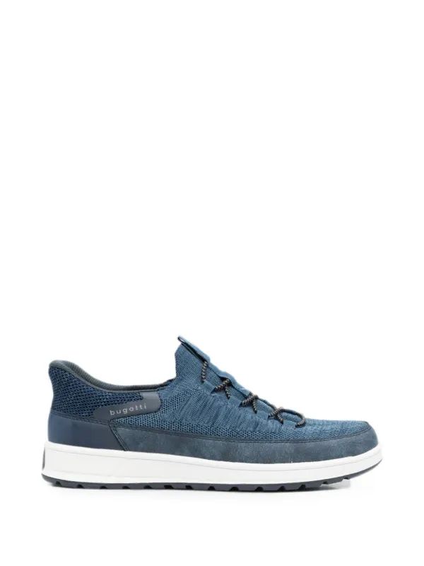 Bugatti Gestrickte Sneakers mit Einsatz – Blau (335AFB6B6900)