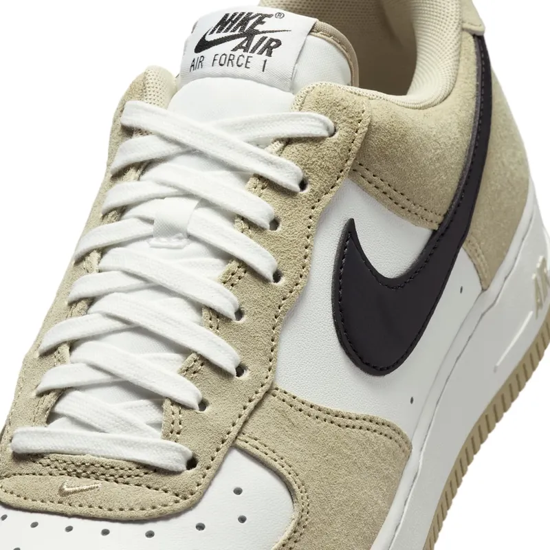 Nike Air Force 1 Low ’07 LV8 “White Desert Khaki Black” (IU7546-121)