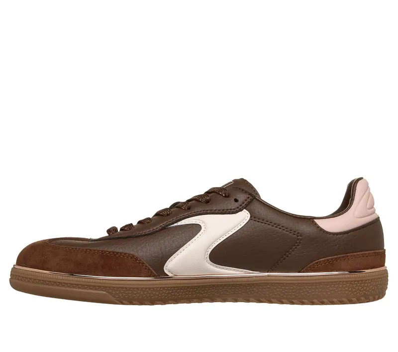 Skechers Hotshot – Living Luxe Sneaker Brown/Pink