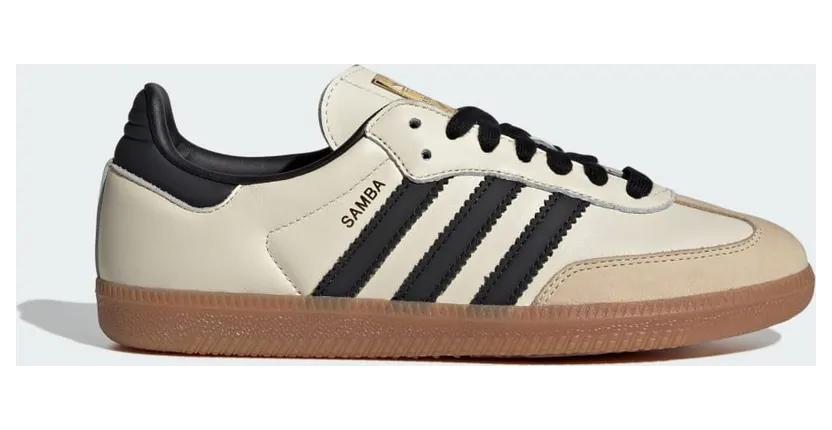adidas Samba OG Shoes Cream White / Core Black / Sand Strata (ID0478)