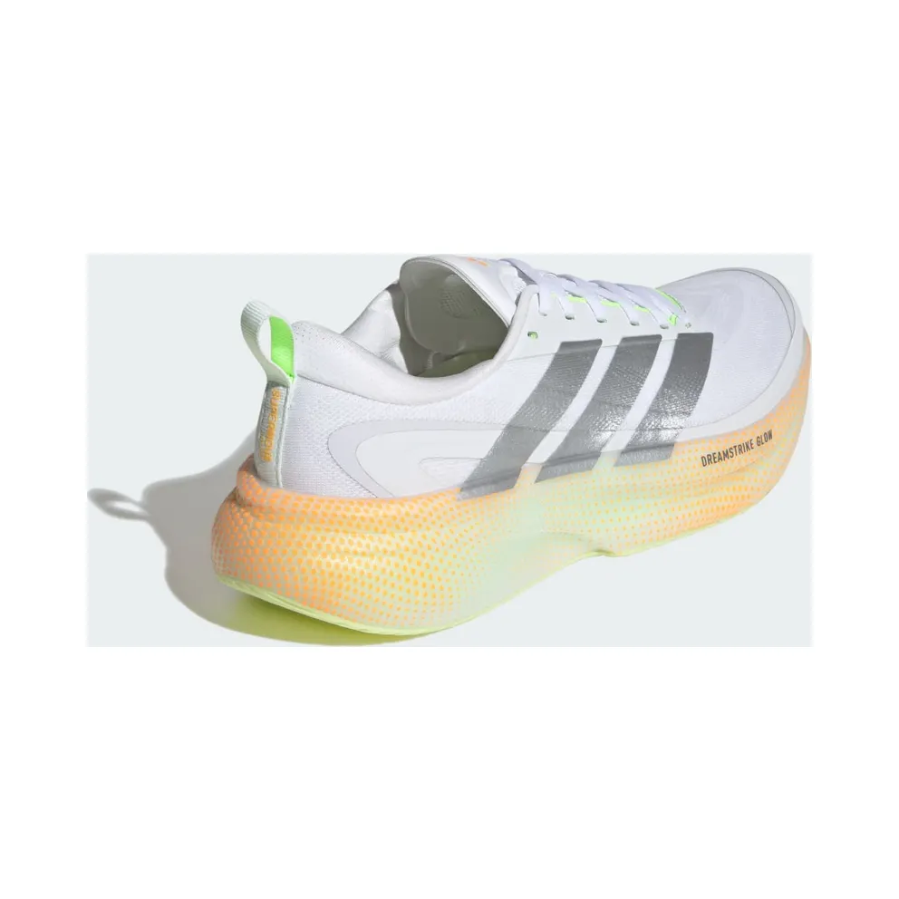 Adidas SUPERNOVA GLIDE Running Shoes Cloud White / Matte Silver / Signal Green (KJ4421)