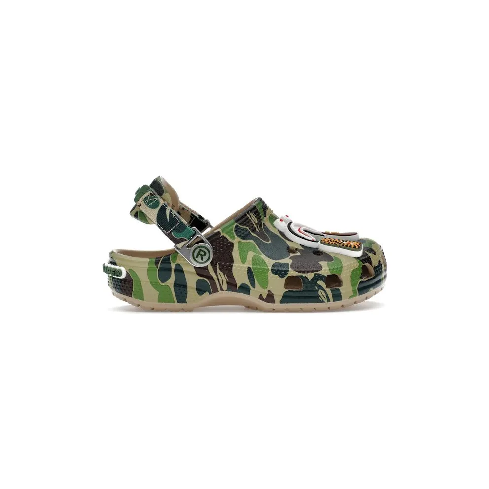 Crocs Classic Clog A Bathing Ape ABC Camo Green (210285-212)