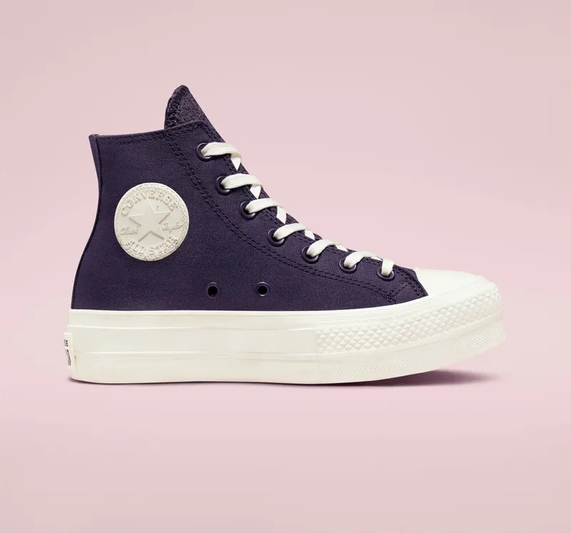 Converse Chuck Taylor All Star Lift Platform Jacquard Camo Dark Raisin/dark Raisin/egret (A00887C)