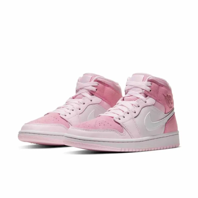 Air Jordan Womens Nike AJ I 1 Mid ‘Digital Pink’ (2020) (CW5379-600)