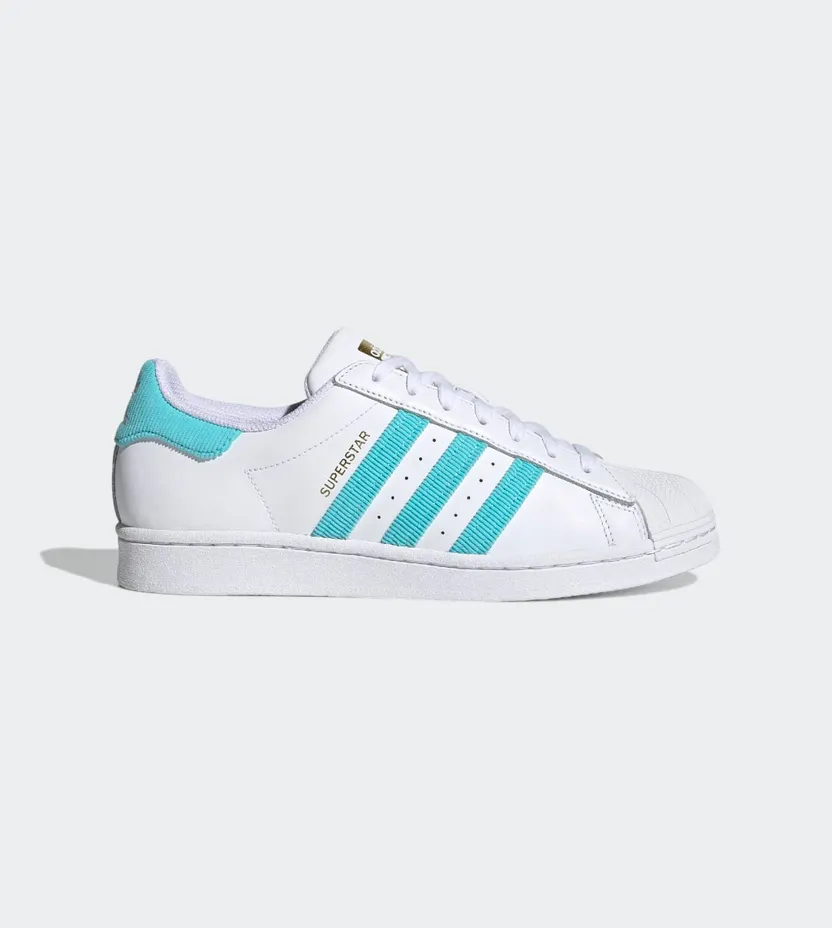 adidas Superstar Pulse Aqua / Cloud White / Gold Metallic (H00206)