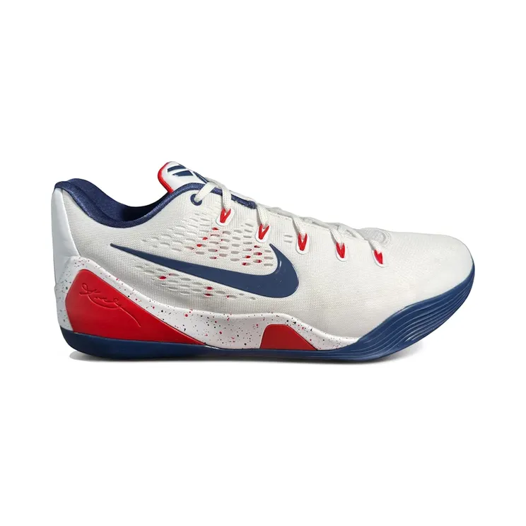 Nike Kobe 9 EM Low Protro UConn Huskies PE White (HV57331814659)