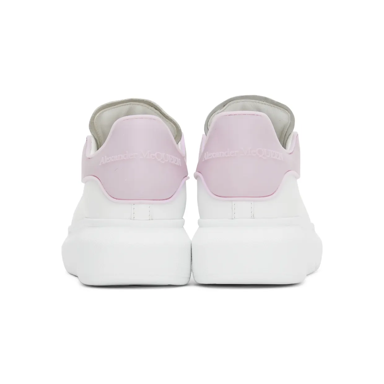 Alexander McQueen White & Black Oversized Sneakers (621056WHXMT) (4)