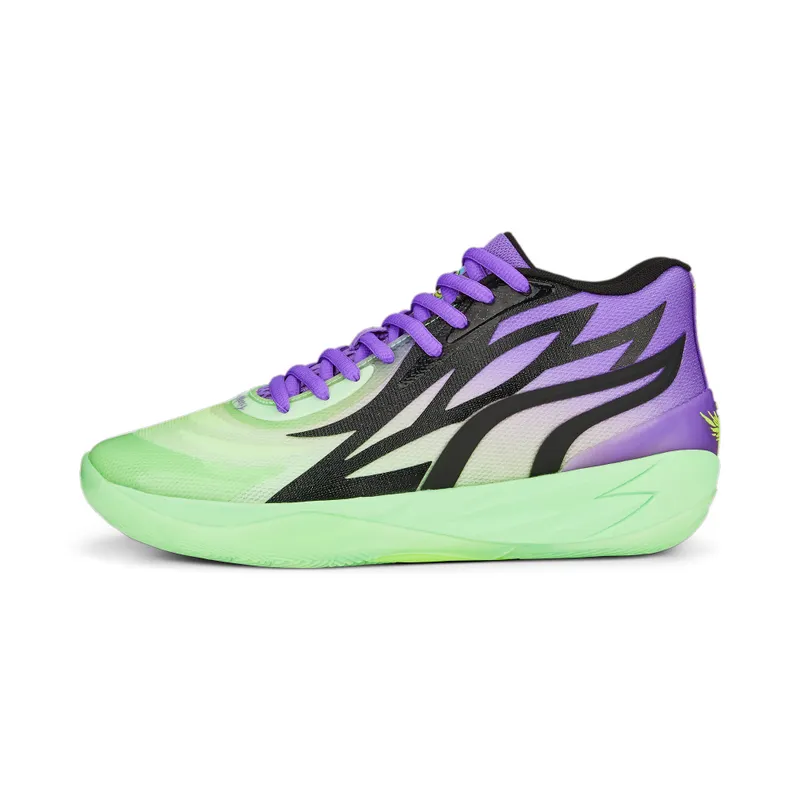 Puma x RICK AND MORTY MB.02 Basketball Shoes Green/Yellow (377411-02)