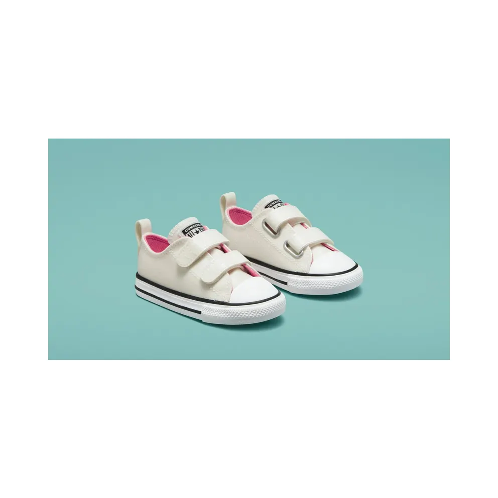 Converse Chuck Taylor All Star Rave Easy-On Glitter Silver/Pink/White (A02439C)