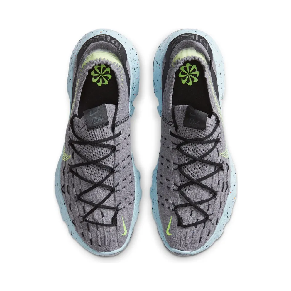 Nike Space Hippie 04 Grey Volt Wolf Grey/Volt-Black-Dark Smoke Grey (CZ6398-001)