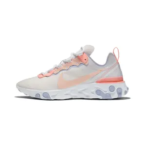 Nike React Element 55 “Pale Pink / Oxygen Purple / Pink Tint / Washed Coral” (BQ2728-601)