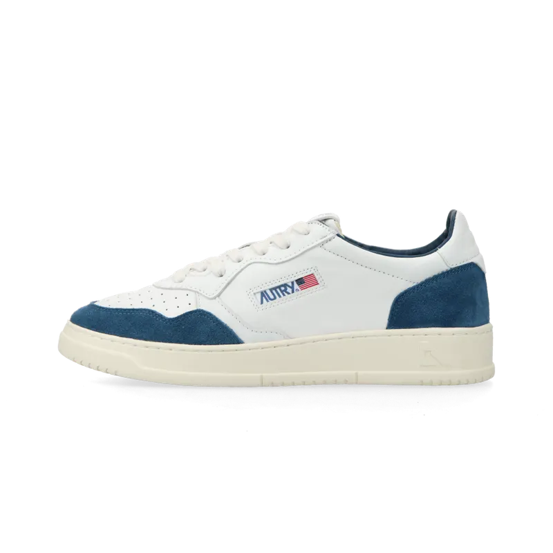 Autry Medalist Low (White / Blue) – AULMGS41