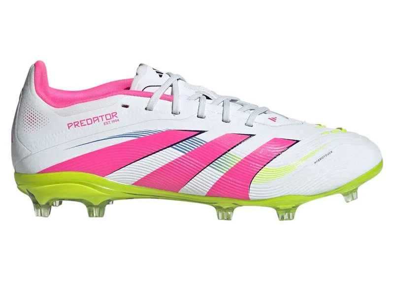 adidas Predator Elite FG Cloud White Lucid Pink Lucid Lemon (ID3757)