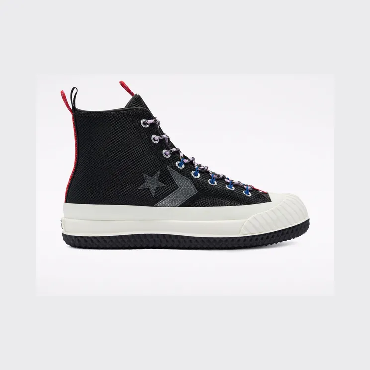 Converse Bosey MC High ‘Metallic Vis – Black Grey’ Black/Grey/Red (169527C)