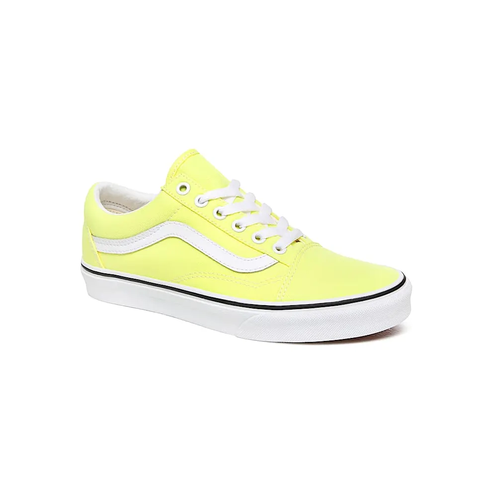 VANS Neon Old Skool Shoes (Yellow)