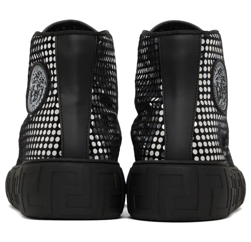 Versace Black Greca Sneakers (DSU8403 1A04211) (2)