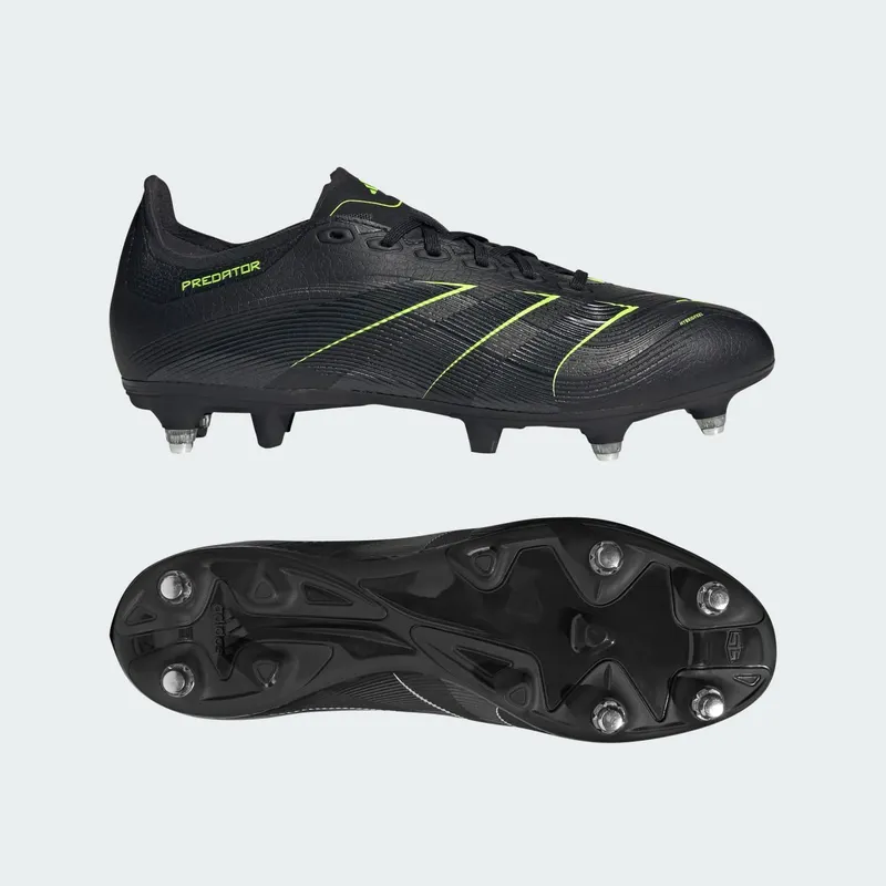 adidas Predator League SG Core Black Carbon Lucid Lemon (JI1130)