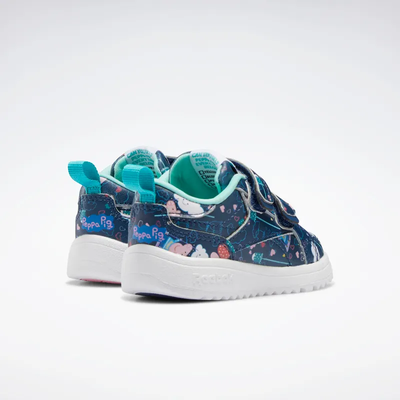 Reebok Peppa Pig Clasp Shoes Vector Navy / Pixel Mint / Cloud White