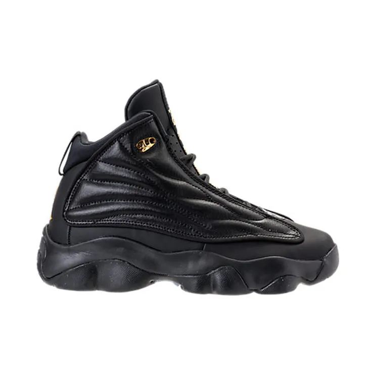 Jordan Pro Strong Black Metallic Gold (GS)