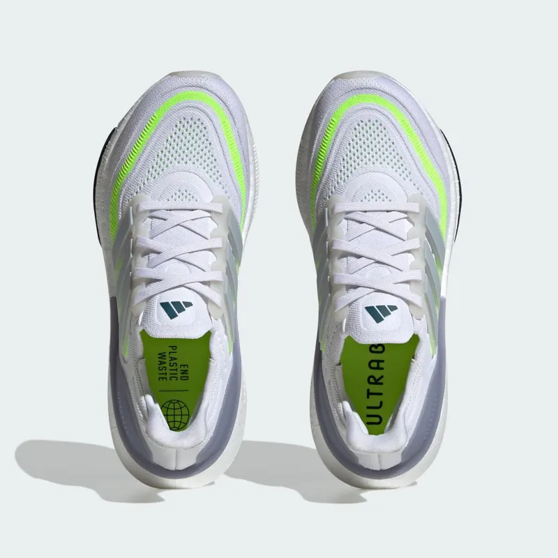 adidas Ultra Boost Light Cloud White Wonder Blue Lucid Lemon (IE1775)