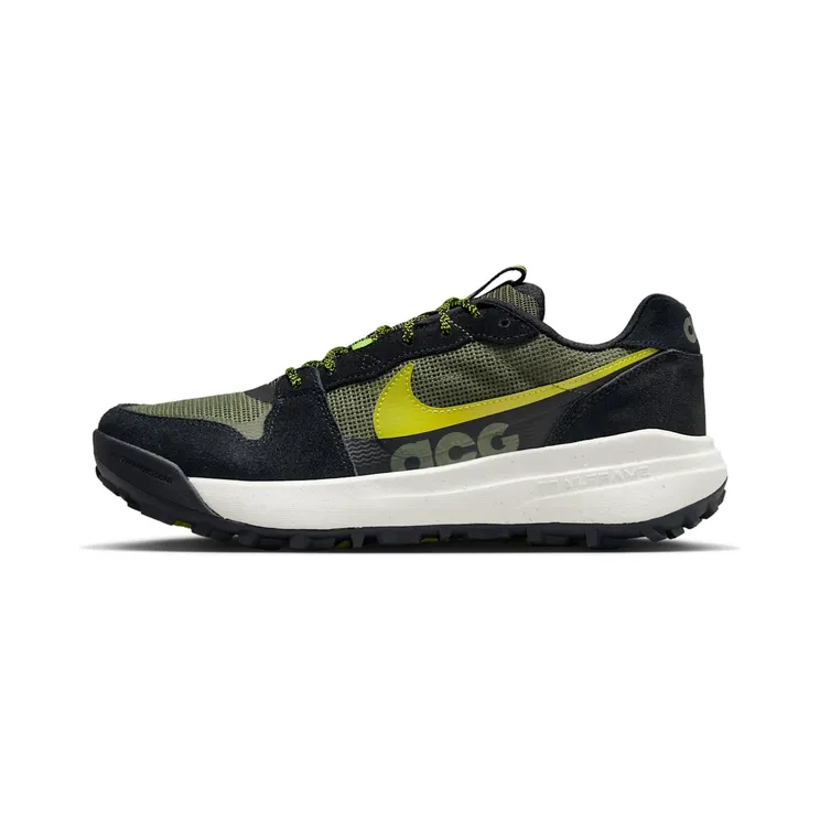 Nike ACG Lowcate “Cargo Khaki / Black / Bright Cactus / Moss” (DM8019-300)