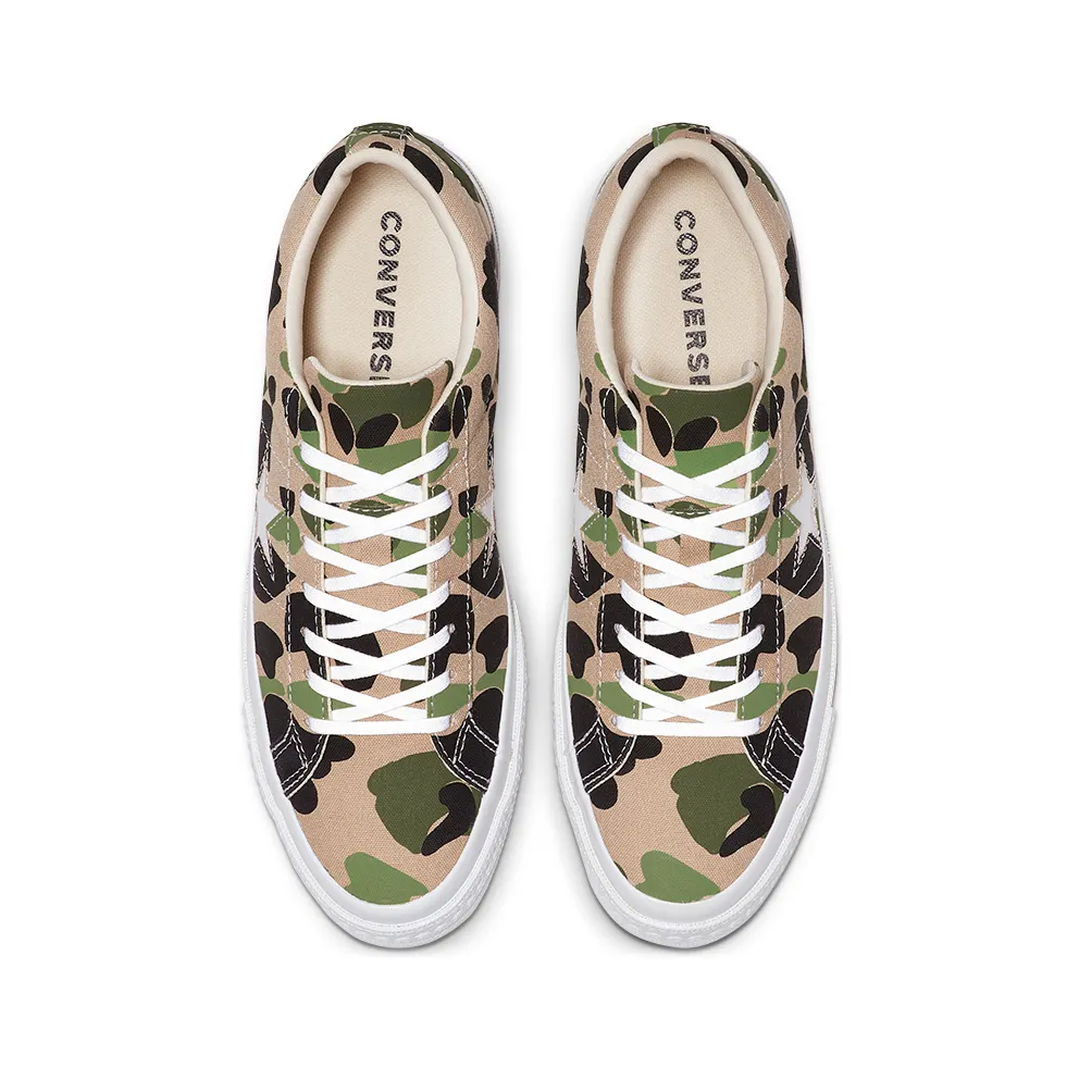 Converse One Star Ox Duck Camo Candied Ginger/Piquant Green (165027C)