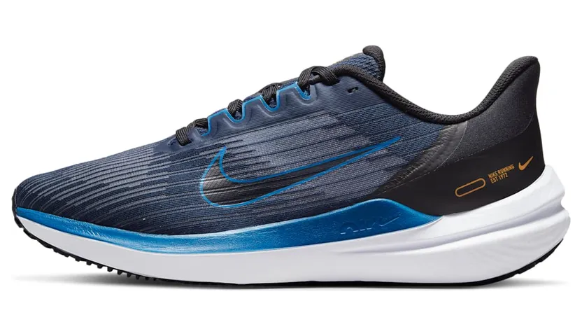 Nike Air Winflo 9 “Obsidian Dark Marina Blue” (DD6203-400)