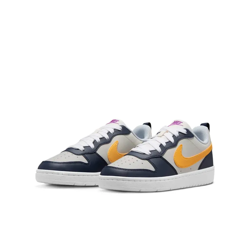 Nike Court Borough Low Recraft Phantom White Obsidian University Gold (HJ3482-071)