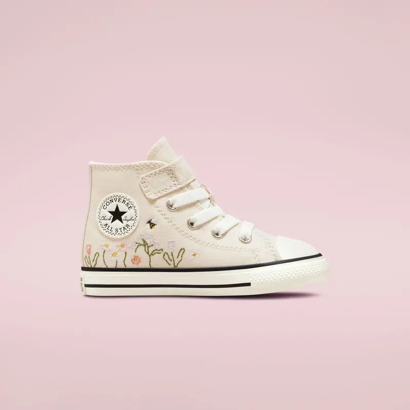 Converse Chuck Taylor All Star Easy-On Floral Embroidery Natural Ivory/white/black (A01617C)
