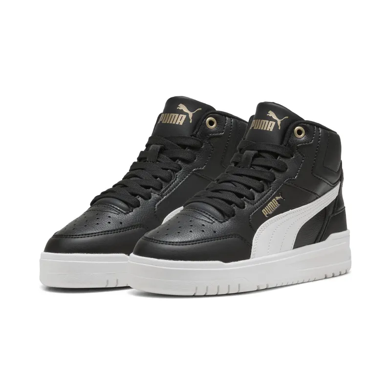 Puma Shuffle Downtown Mid “Puma Black / Puma White / Puma Gold” (403743_03)