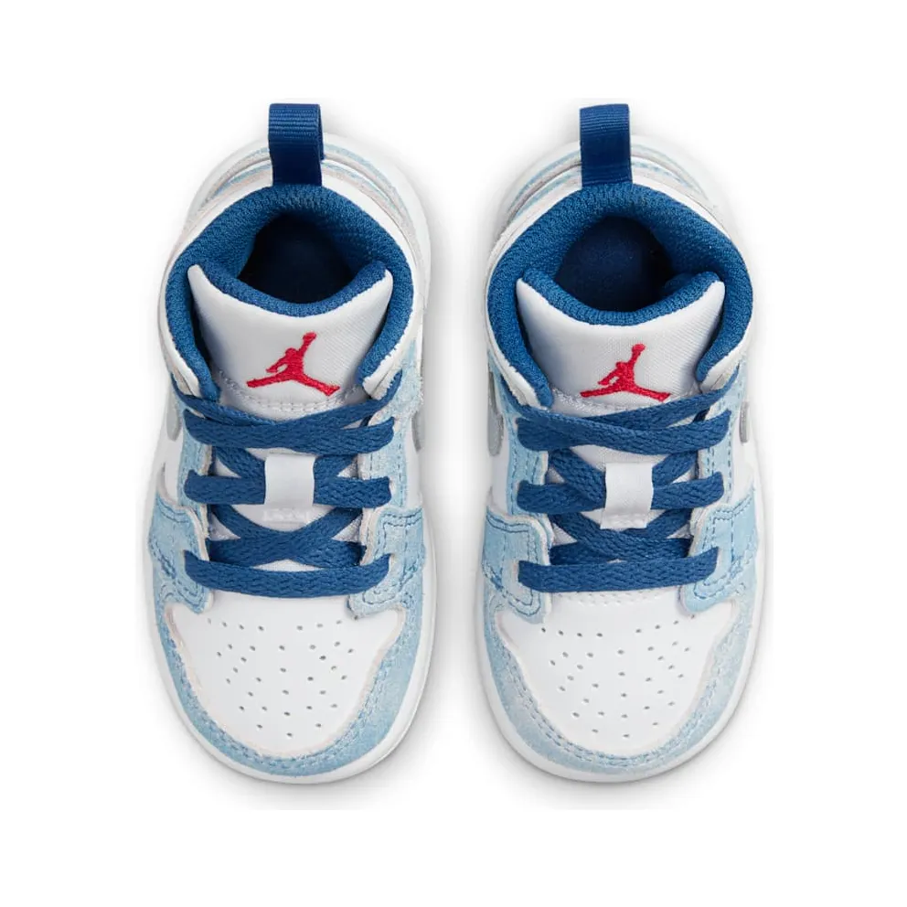 Jordan 1 Mid SE Baby/Toddler Blue (DR6236-401)