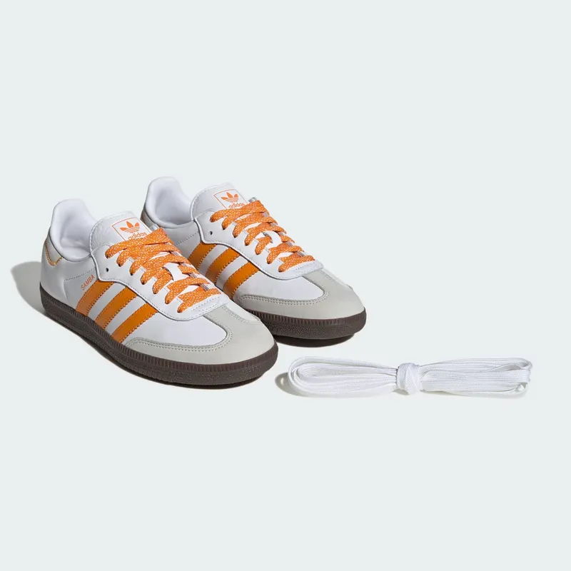 adidas Samba OG Cloud White Orange (IE6521)