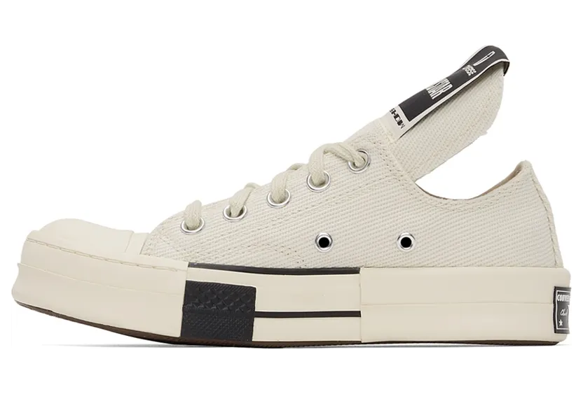 Rick Owens Drkshdw Off-White Converse Edition DRKSTAR OX Sneakers (DC01BX727 CTDR1) (3)