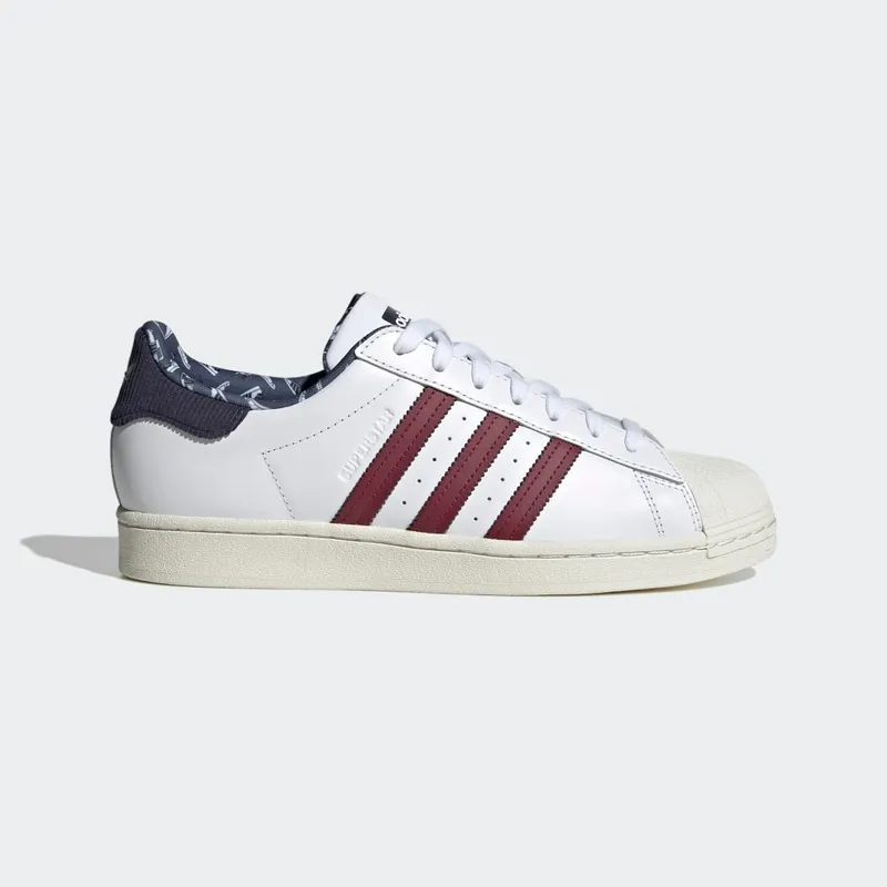 Adidas Superstar Cloud White / Collegiate Burgundy / Shadow Navy (HP9845)