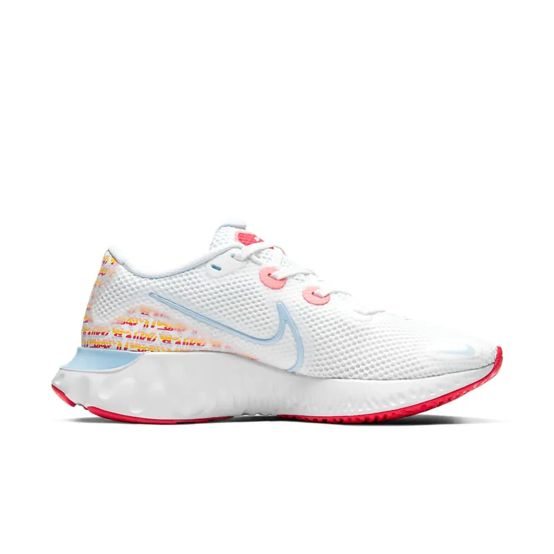 Nike Renew Run White White/Track Red/Washed Coral (CW5633-100)