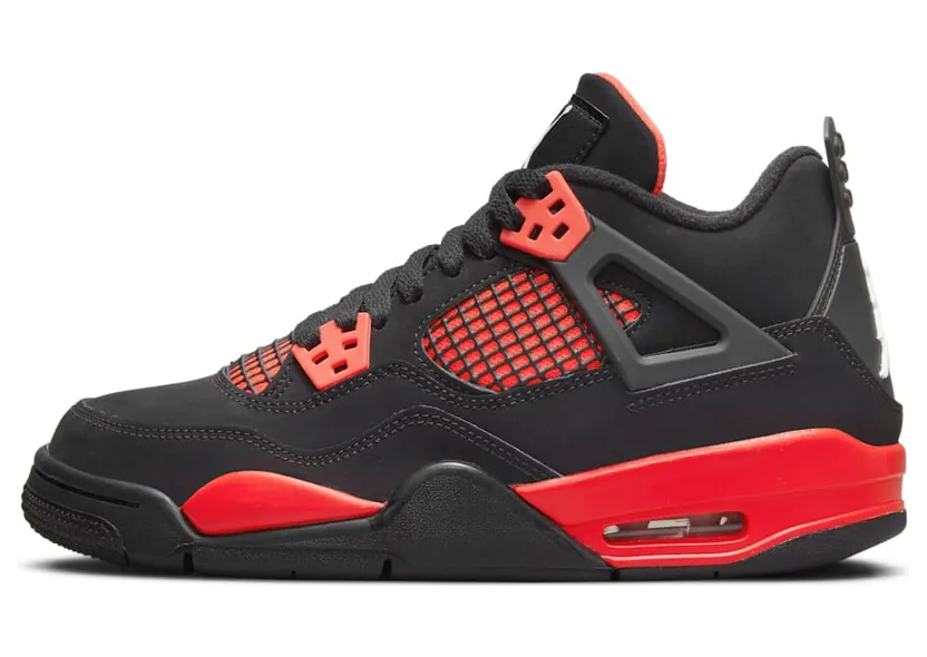 Air Jordan 4 Retro Red Thunder (GS) (408452-016)