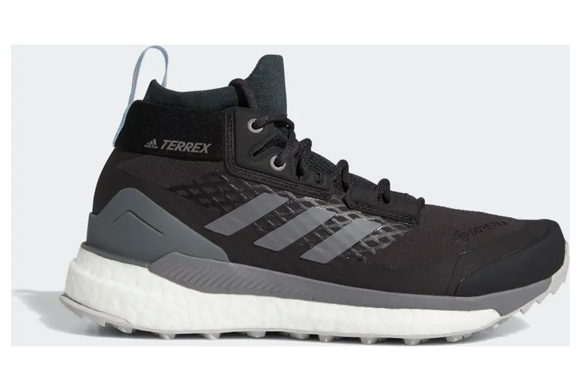 adidas Terrex Free Hiker GTX Hiking Carbon / Grey Four / Glow Blue (G28464)
