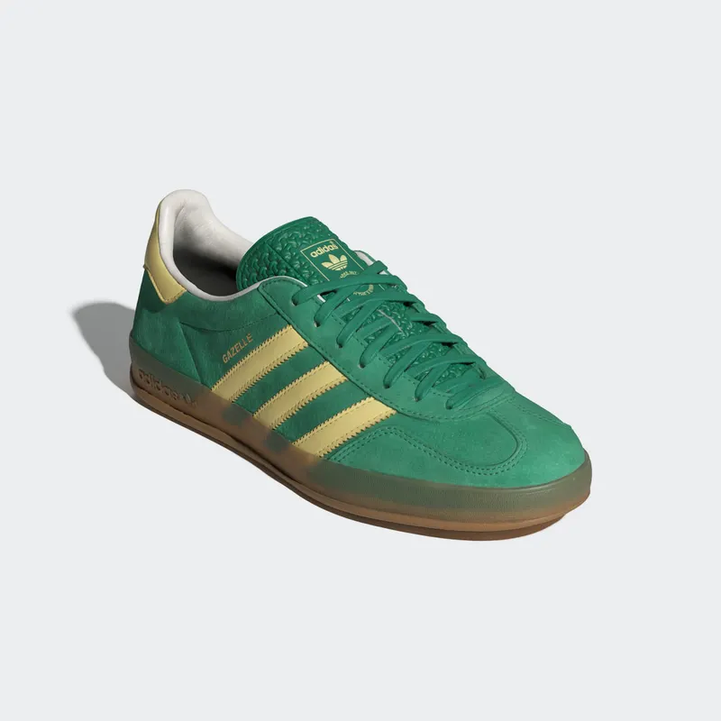 adidas Gazelle Indoor Semi Court Green / Almost Yellow / Gum (IH7500)