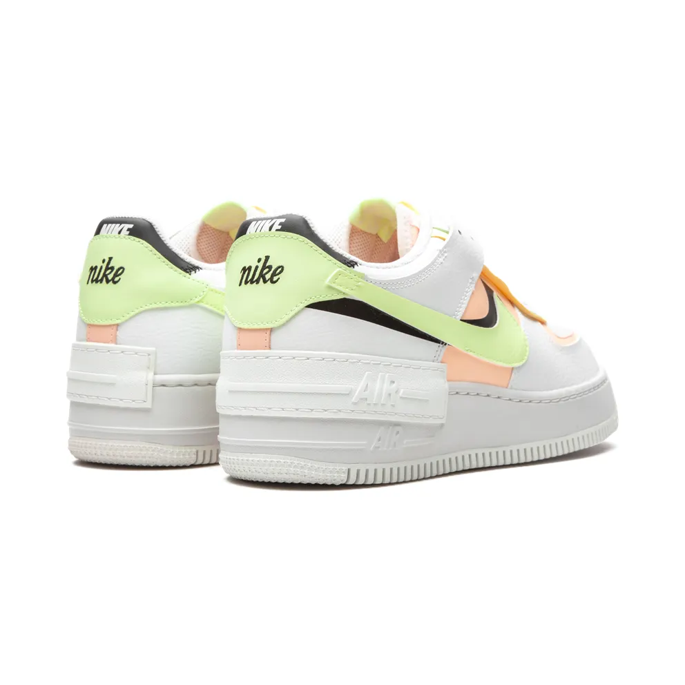 Nike Air Force 1 Shadow Summit White Barely Volt Crimson Tint (W) Summit White/Black-Barely Volt-Crimson Tint (CI0919-107)