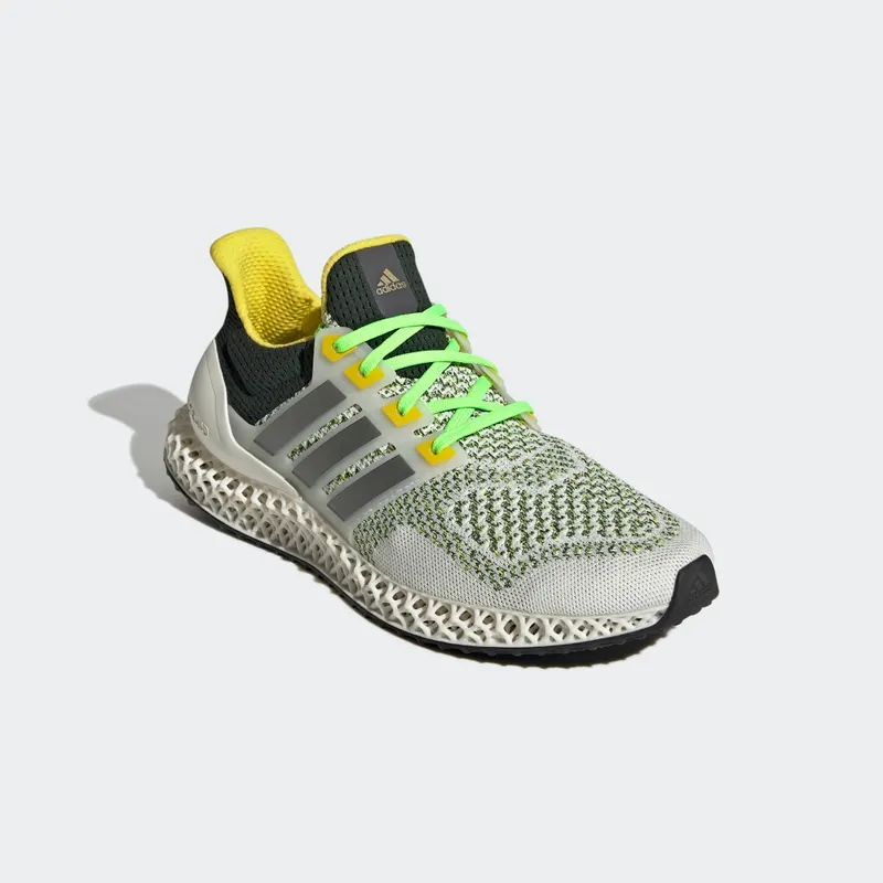 Adidas Ultra 4D Cloud White / Night Metallic / Beam Yellow (GZ1336)