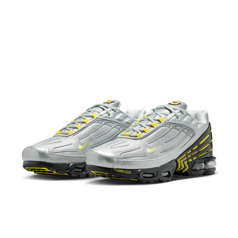 Nike Air Max Plus 3 Metallic Silver Opti Yellow (FZ4623-001)