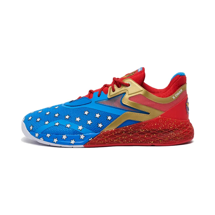 Reebok Nano X Wonder Woman Horizon Blue/Primal Red/Gold Metallic (Other Brands Reebok)